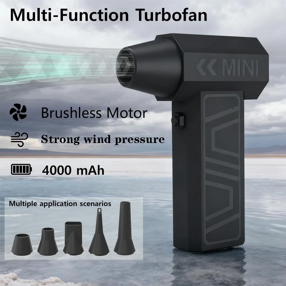multi-functional Turbofan High Power Jet Fan Brushless Motor Variable Speed Dust Blower Cleaning Tool Air Duster Handheld
multi-functional Turbofan High Power Jet Fan Brushless Motor Variable Speed Dust Blower Cleaning Tool Air Duster Handheld
