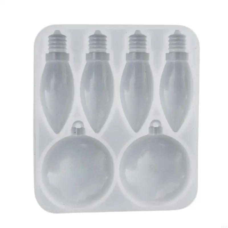 E21F Resin Light Bulb Pendant Silicone Mold Christmas Ornament Resin Mold DIY Craft Supply Round Lamp Keychain Pendant Making
E21F Resin Light Bulb Pendant Silicone Mold Christmas Ornament Resin Mold DIY Craft Supply Round Lamp Keychain Pendant Making