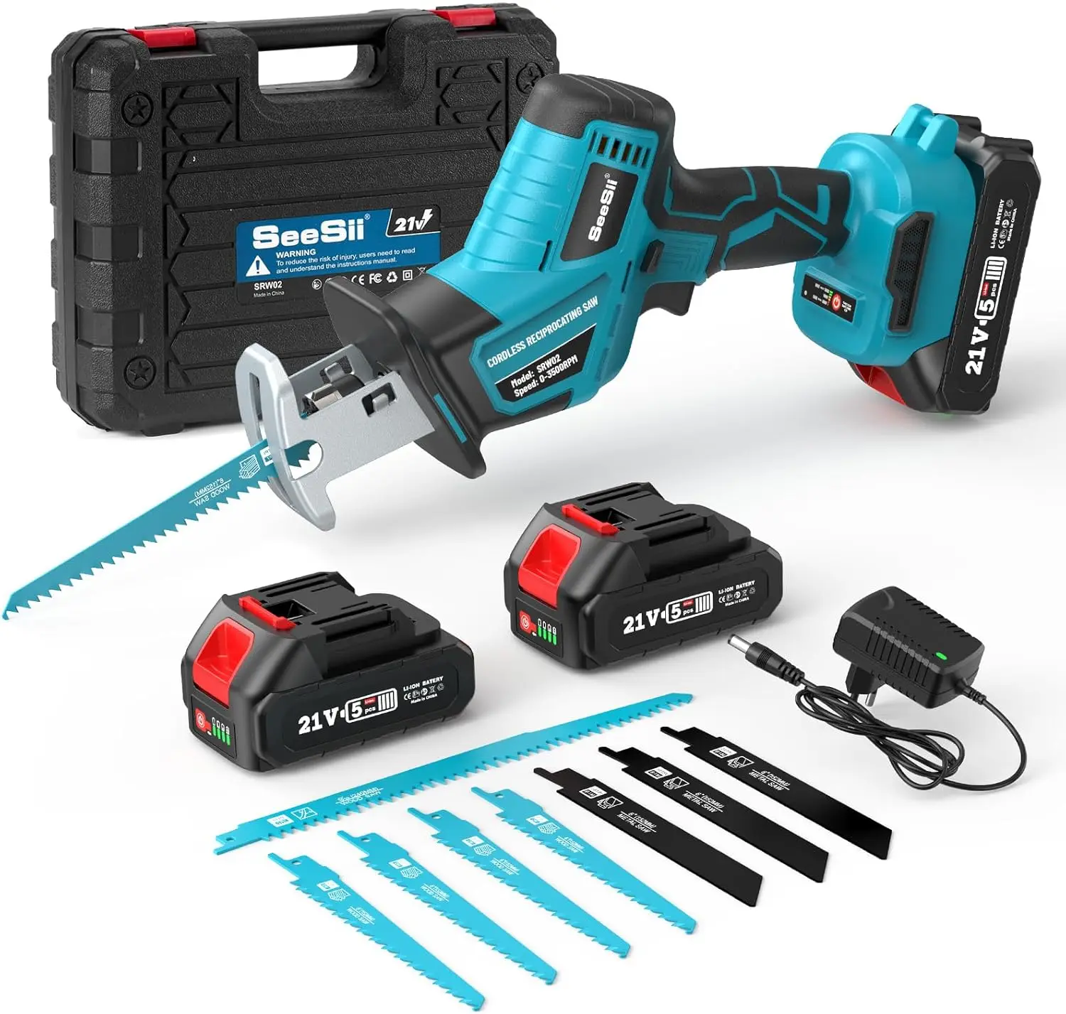 SEESII 3000RPM Brushless Reciprocating Saw Handheld Wood Metal Pipe Cutting Electric Saw Chainsaw Tools For Makita 18v Battery
SEESII 3000RPM Brushless Reciprocating Saw Handheld Wood Metal Pipe Cutting Electric Saw Chainsaw Tools For Makita 18v Battery