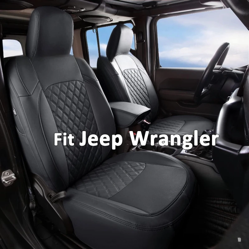  Полный комплект прочных водонепроницаемых кожаных чехлов на сиденья для пикапа, подходящих для Wrangler Unlimited 2018–2024, без подстаканника
Полный комплект прочных водонепроницаемых кожаных чехлов на сиденья для пикапа, подходящих для Wrangler Unlimited 2018–2024, без подстаканника 