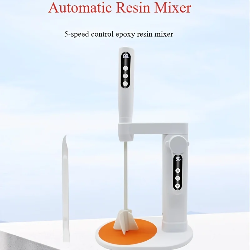 5 Speed Automatic Epoxy Resin Mixer Bidirectional Stirring Low Foam No Lump for DIY Resin Art Mold Making
5 Speed Automatic Epoxy Resin Mixer Bidirectional Stirring Low Foam No Lump for DIY Resin Art Mold Making