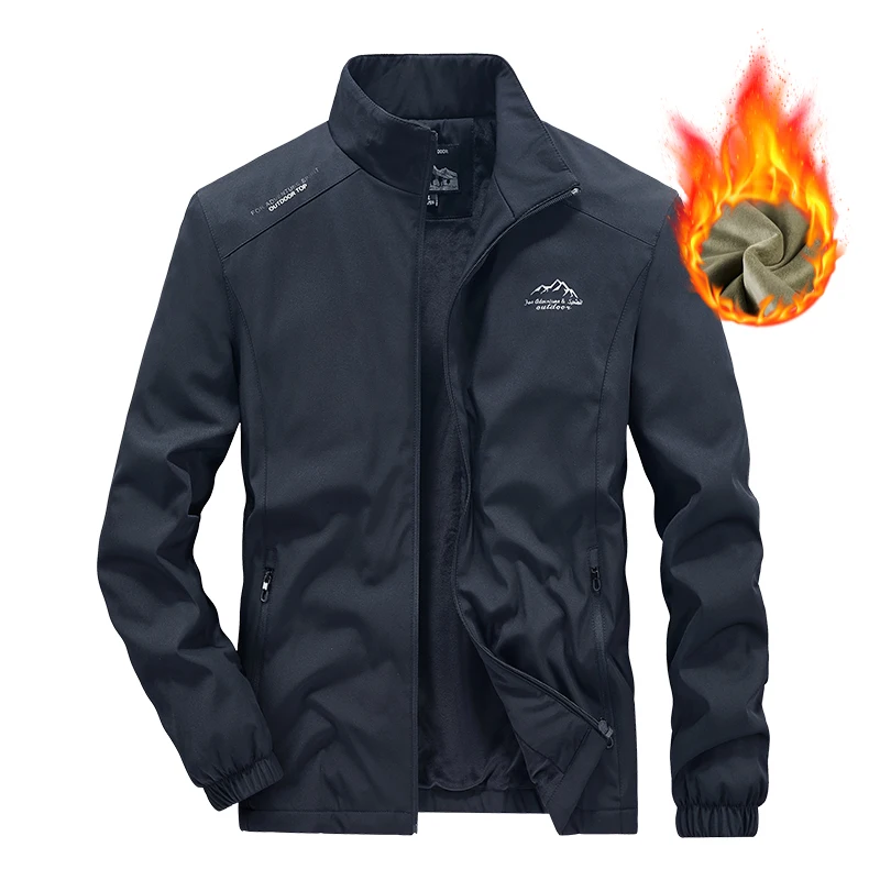 Winter Outdoor Middle-Aged Fleece Jacket Mens Padded Thickened Windproof Streetwear Coat Men Casual Windproof Outdoor Workwear
Winter Outdoor Middle-Aged Fleece Jacket Mens Padded Thickened Windproof Streetwear Coat Men Casual Windproof Outdoor Workwear
