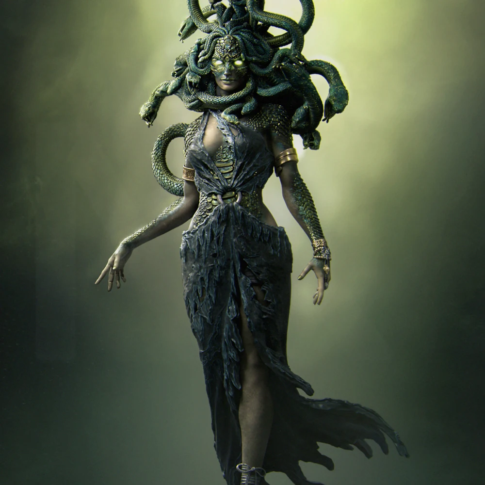 Mythical Creature 1:18 Scale Unpainted Resin Model Kit - DIY Gorgon Collectible Figure for Painting & Display (A844)
Mythical Creature 1:18 Scale Unpainted Resin Model Kit - DIY Gorgon Collectible Figure for Painting & Display (A844)