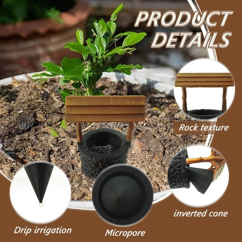 Plastic Self Watering Planter Insert Slow Release System Anti-Evaporation Plant Watering Well Water-Saving
Plastic Self Watering Planter Insert Slow Release System Anti-Evaporation Plant Watering Well Water-Saving