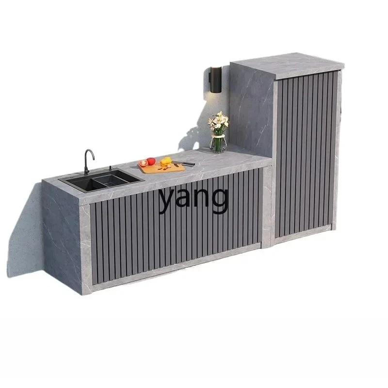 LTT rock slab outdoor console sink integrated cabinet household aluminum alloy sundries storage cabinet
LTT rock slab outdoor console sink integrated cabinet household aluminum alloy sundries storage cabinet