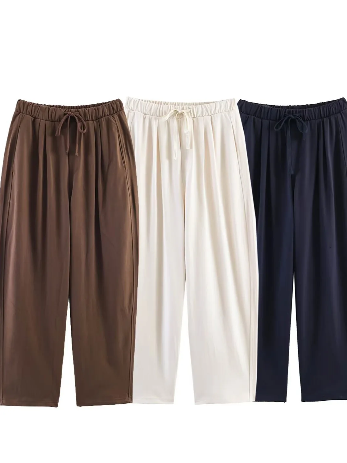Dave&di Casual Drawstring Balloon Version Straight Leg Pants Woman Clothes Women's Pants And Trousers
Dave&di Casual Drawstring Balloon Version Straight Leg Pants Woman Clothes Women's Pants And Trousers