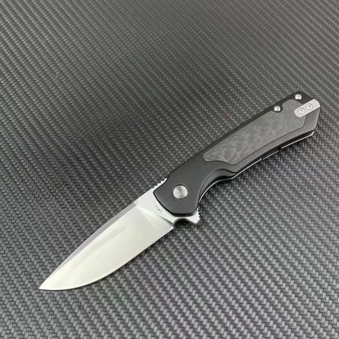 KS 714Z CF Handle Flipper Ball Bearing Pocket Utility Camping Outdoor Survival Hunting Kitchen Folding Knife
KS 714Z CF Handle Flipper Ball Bearing Pocket Utility Camping Outdoor Survival Hunting Kitchen Folding Knife
