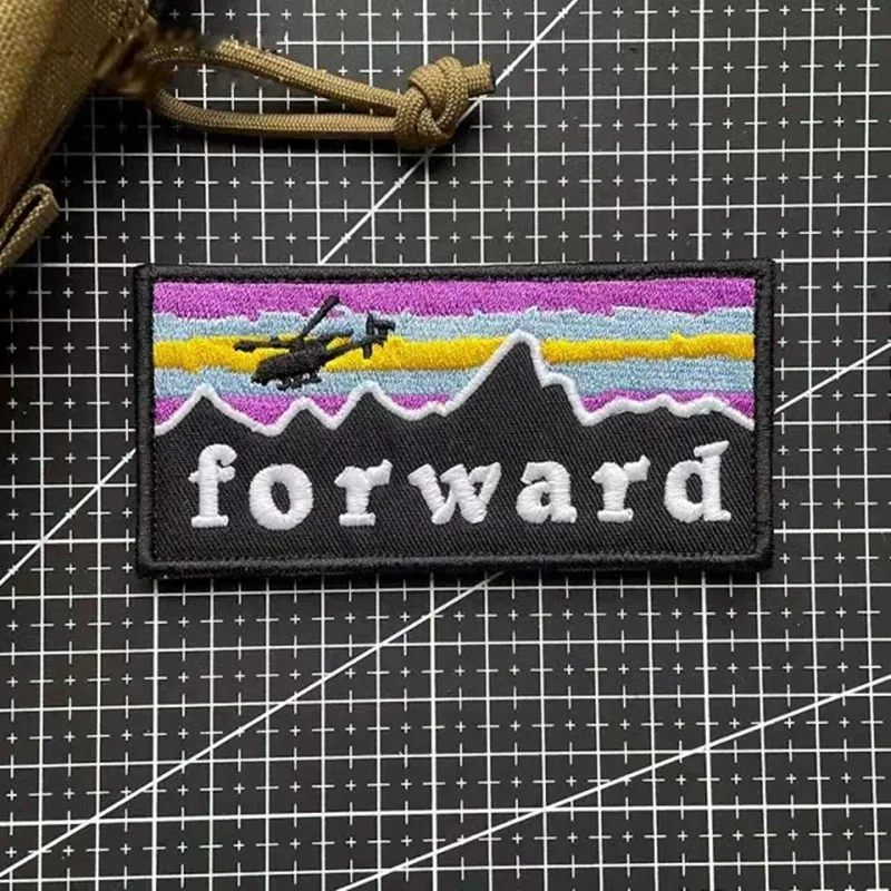 Forward Luminous Embroidery Patches Fearless Go Forward Morale Badge Tactical Combat Backpack Sticker DIY Hook and Loop Patch
Forward Luminous Embroidery Patches Fearless Go Forward Morale Badge Tactical Combat Backpack Sticker DIY Hook and Loop Patch
