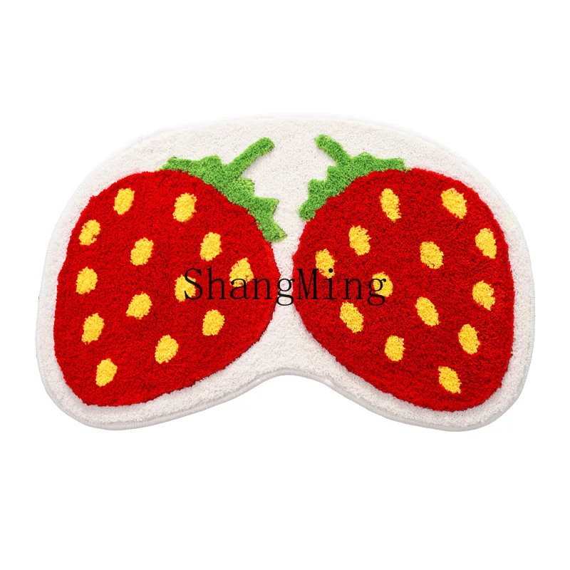 Коврик для пола DSA нестандартной формы в форме клубники, нескользящий, для туалета, ванной комнаты, гостиной, домашний, оптом
Коврик для пола DSA нестандартной формы в форме клубники, нескользящий, для туалета, ванной комнаты, гостиной, домашний, оптом