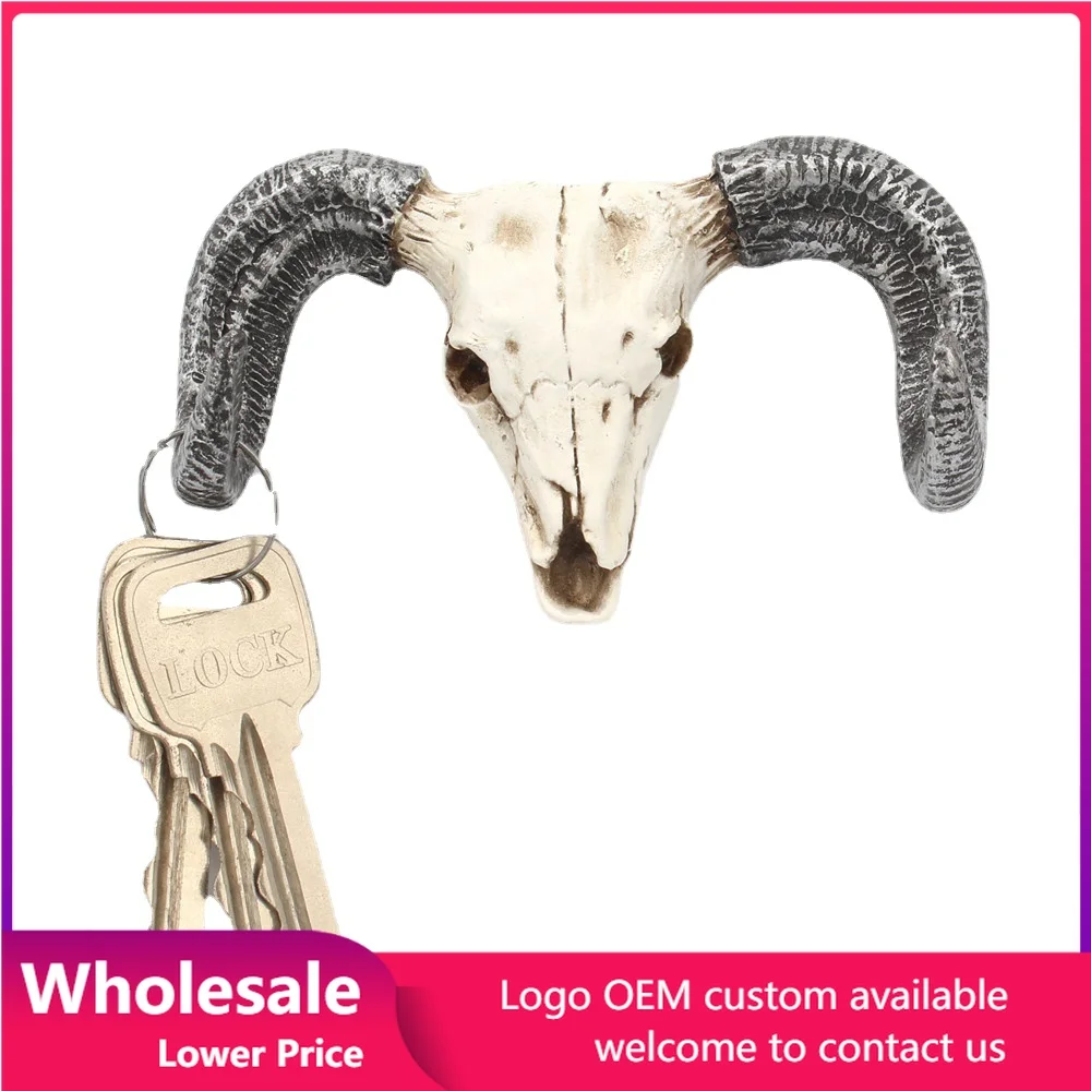 Key Hanger Creative Polyresin Ox Horn Skull Hook Key Holder Wall Hanging Clothes Hook Home Kitchen Decoration Wall Hook
Key Hanger Creative Polyresin Ox Horn Skull Hook Key Holder Wall Hanging Clothes Hook Home Kitchen Decoration Wall Hook