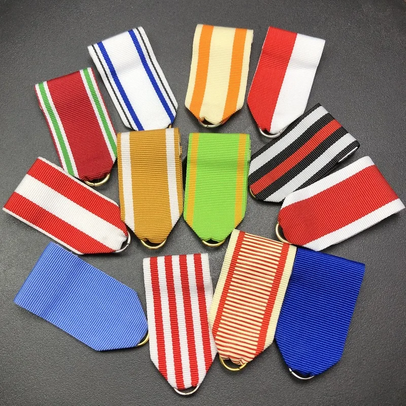 Assorted Medal Ribbons - Vibrant and Durable Striped Designs for Awards and Decorations
Assorted Medal Ribbons - Vibrant and Durable Striped Designs for Awards and Decorations