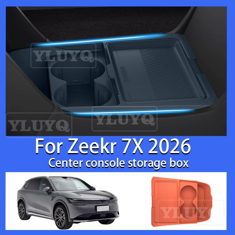For 2026 Zeekr 7X car silicone storage box, lower center console partition storage box, car interior accessories
For 2026 Zeekr 7X car silicone storage box, lower center console partition storage box, car interior accessories