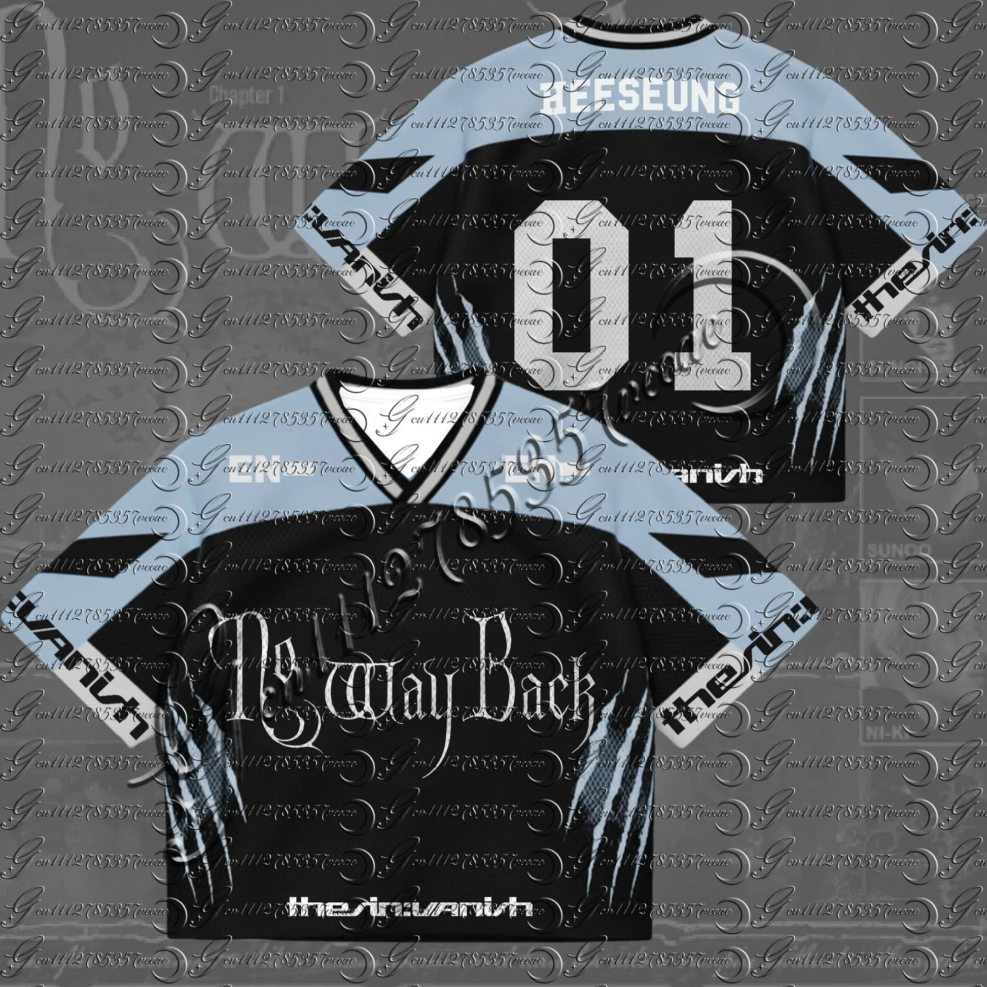 ENHYPEN The Way Back Kpop Jersey 3D Print Baseball Uniform Black Blue V-neck Short Sleeve Shirt For Fans Unisex Streetwear
ENHYPEN The Way Back Kpop Jersey 3D Print Baseball Uniform Black Blue V-neck Short Sleeve Shirt For Fans Unisex Streetwear