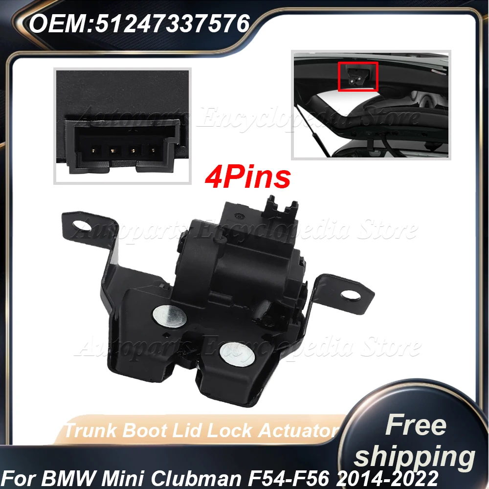 Для BMW Mini Cooper D John Cooper Works One D Clubman F54 F55 F56 2014 2015 2016-2022 51247337576 Защелка замка крышки багажника багажника
Для BMW Mini Cooper D John Cooper Works One D Clubman F54 F55 F56 2014 2015 2016-2022 51247337576 Защелка замка крышки багажника багажника