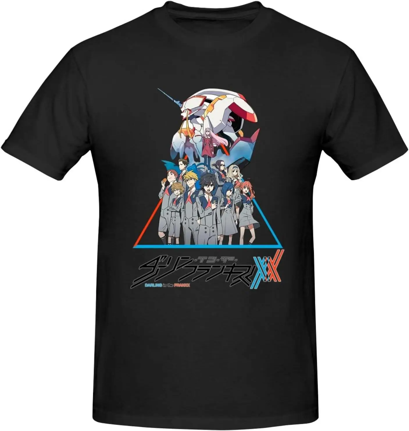 Мужские футболки Darling in The Anime FranXX, хлопковые футболки с короткими рукавами и круглым вырезом, модные футболки с графическим принтом, черные
Мужские футболки Darling in The Anime FranXX, хлопковые футболки с короткими рукавами и круглым вырезом, модные футболки с графическим принтом, черные