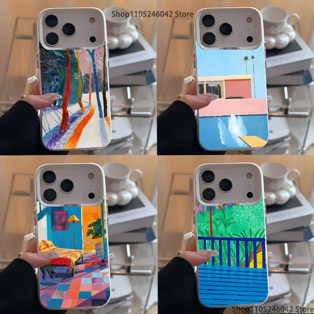 Art D-David Hockney Paintings For iPhone 17,16,15,14,13,12,11,Mini,Pro,E,SE4,XS,MAX White Shockproof Candy Matte Cover
Art D-David Hockney Paintings For iPhone 17,16,15,14,13,12,11,Mini,Pro,E,SE4,XS,MAX White Shockproof Candy Matte Cover