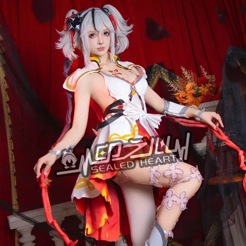 Wuthering Waves Camellya Cosplay Costume Wig White and Red Uniform Dress Set for Women Halloween Christmas Party Con Chun Outfit
Wuthering Waves Camellya Cosplay Costume Wig White and Red Uniform Dress Set for Women Halloween Christmas Party Con Chun Outfit