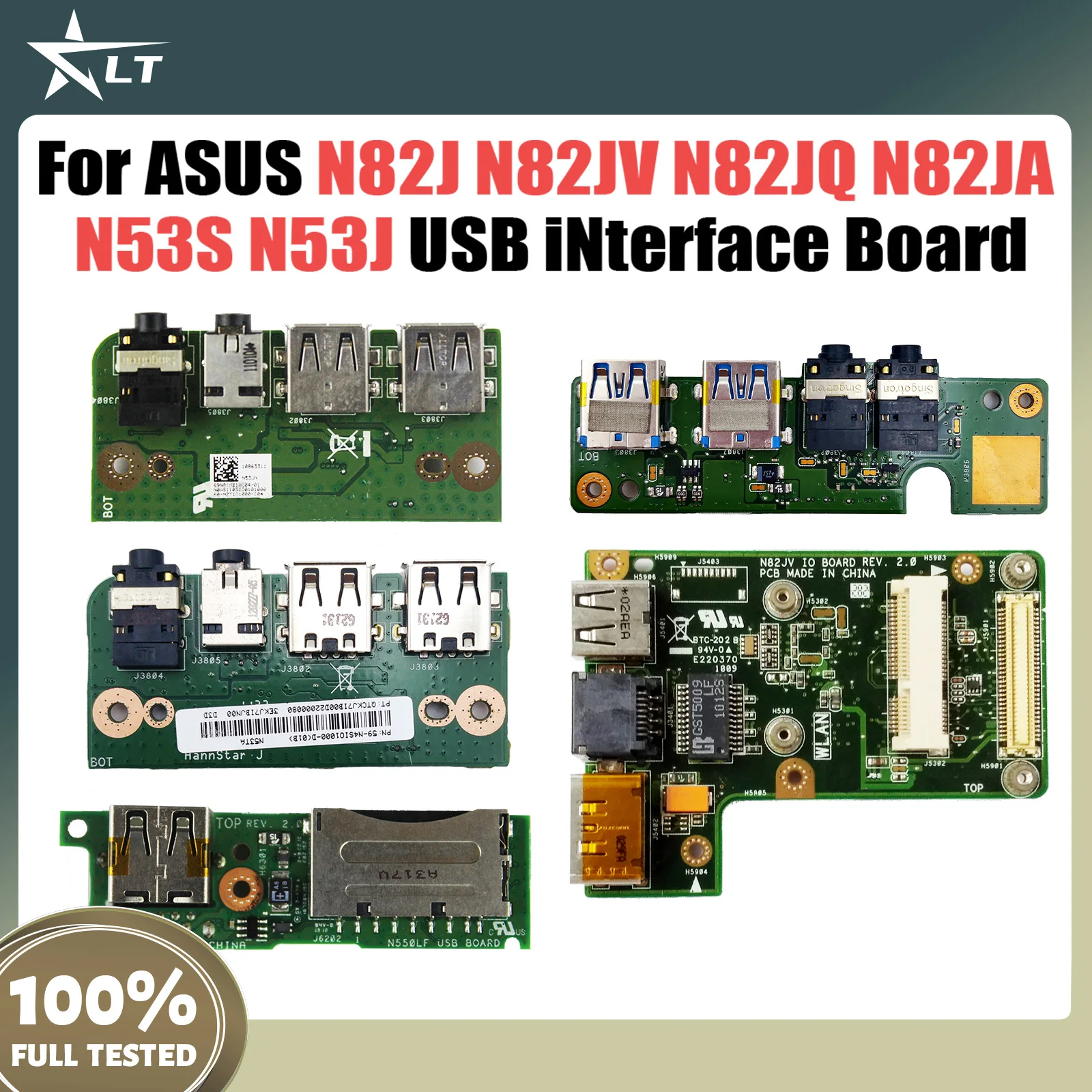 Для ASUS N82J N82JV N82JQ N82JA N53S N53J N53JN N53S N53TA N550J N550L G550J Q550L N76V N76V ноутбук USB-интерфейс маленькая плата
Для ASUS N82J N82JV N82JQ N82JA N53S N53J N53JN N53S N53TA N550J N550L G550J Q550L N76V N76V ноутбук USB-интерфейс маленькая плата