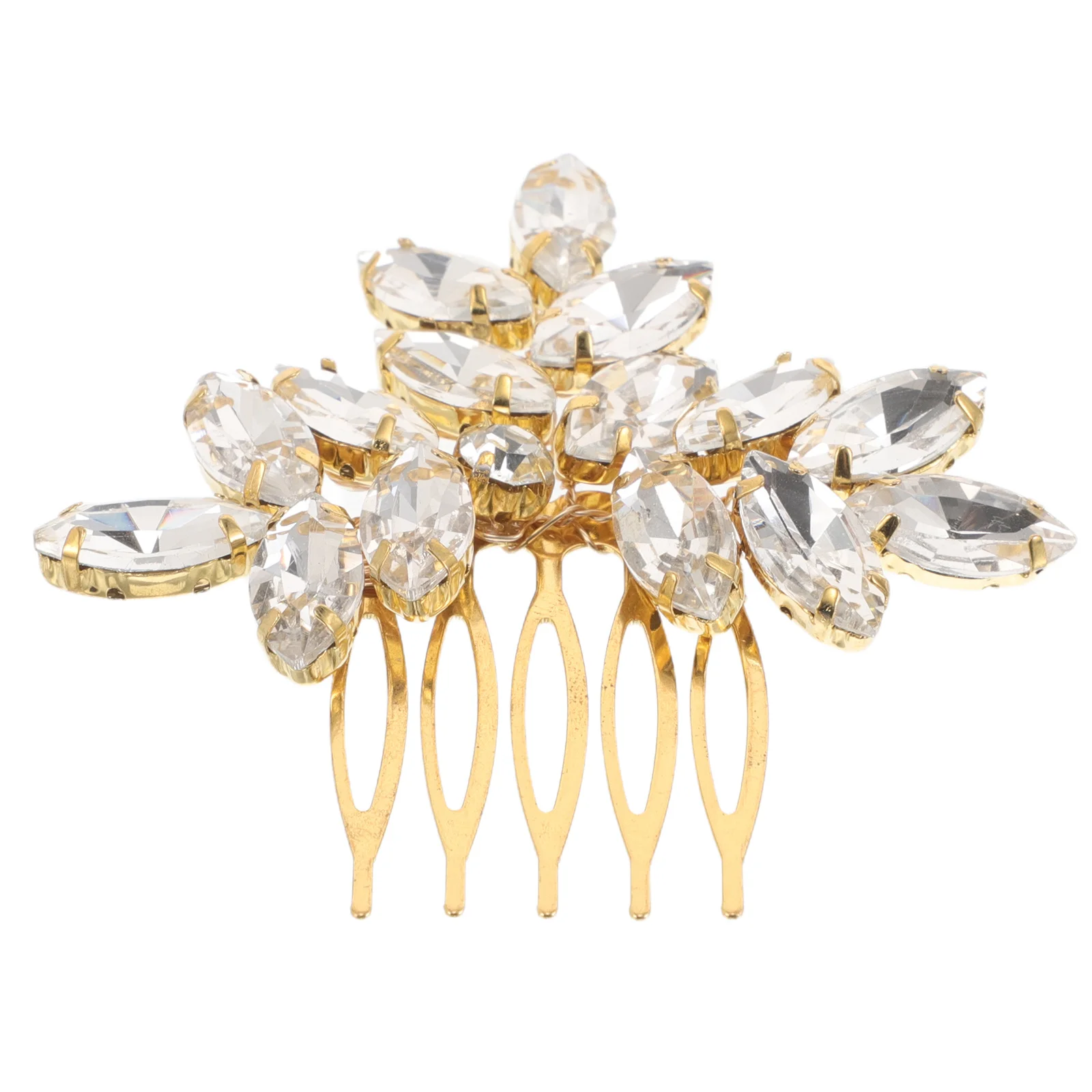 Stylish Gold Hair Comb Marquise Rhinestone Design Elegant Bridal Accessory Bridesmaid Side Combs Wedding Jewelry
Stylish Gold Hair Comb Marquise Rhinestone Design Elegant Bridal Accessory Bridesmaid Side Combs Wedding Jewelry