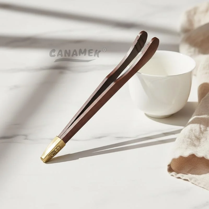 Ergonomic Ebony Alloy Tea Tweezers with Traditional Bamboo Clip Design
Ergonomic Ebony Alloy Tea Tweezers with Traditional Bamboo Clip Design