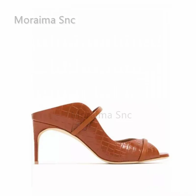 Strap Peep Toe Stiletto Sandals Women High Heels Solid Slip On Hollow Summer Shoes Party Designer Style Fashion Runway Slippers
Strap Peep Toe Stiletto Sandals Women High Heels Solid Slip On Hollow Summer Shoes Party Designer Style Fashion Runway Slippers
