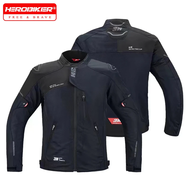 Summer Mesh Breathable Motorcycle Jacket Man CE Certification Protection Riding Clothing Motorbike Jacket With Reflective Stripe
Summer Mesh Breathable Motorcycle Jacket Man CE Certification Protection Riding Clothing Motorbike Jacket With Reflective Stripe