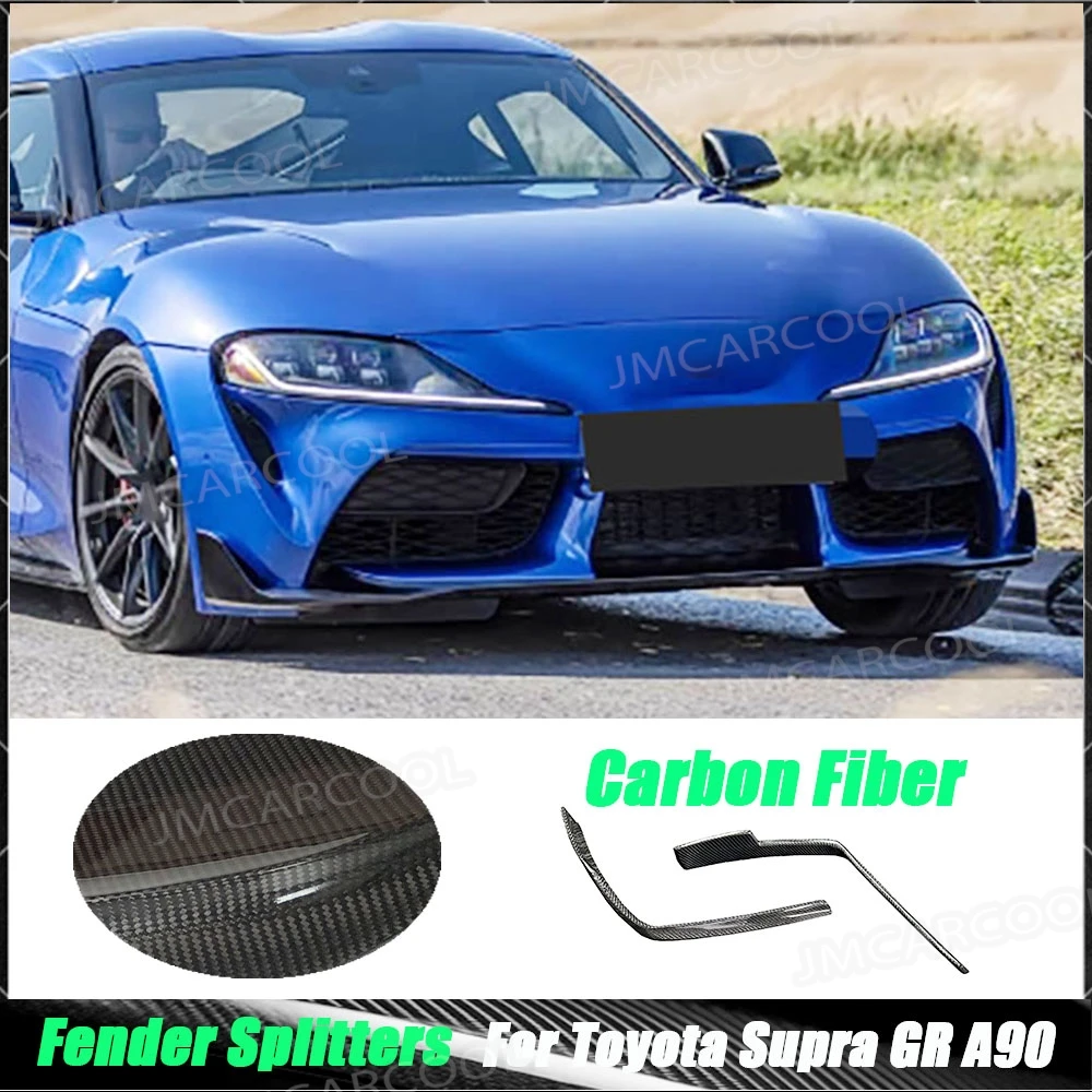 For Toyota SUPRA A90 A91 MK5 J29 2020-2025 Dry Carbon Fiber Car Front Splitters Front Bumper Upper Canards Cover Body Kits
For Toyota SUPRA A90 A91 MK5 J29 2020-2025 Dry Carbon Fiber Car Front Splitters Front Bumper Upper Canards Cover Body Kits