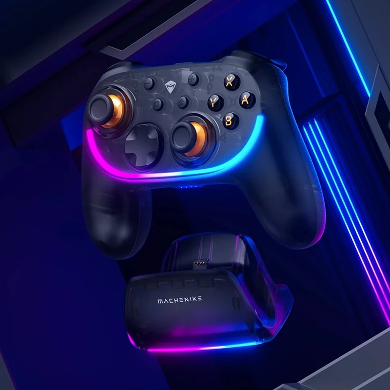 Gaming Controller Hall Effect Gamepads for Nintendo Switch 2 iOS Android PC Dual 1000Hz Joystick RGB Lighting
Gaming Controller Hall Effect Gamepads for Nintendo Switch 2 iOS Android PC Dual 1000Hz Joystick RGB Lighting