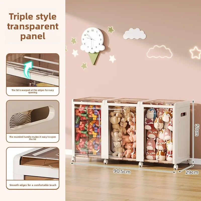 Toy storage box Large capacity children's toy storage cabinet Integrated folding household multi-functional large capacity
Toy storage box Large capacity children's toy storage cabinet Integrated folding household multi-functional large capacity