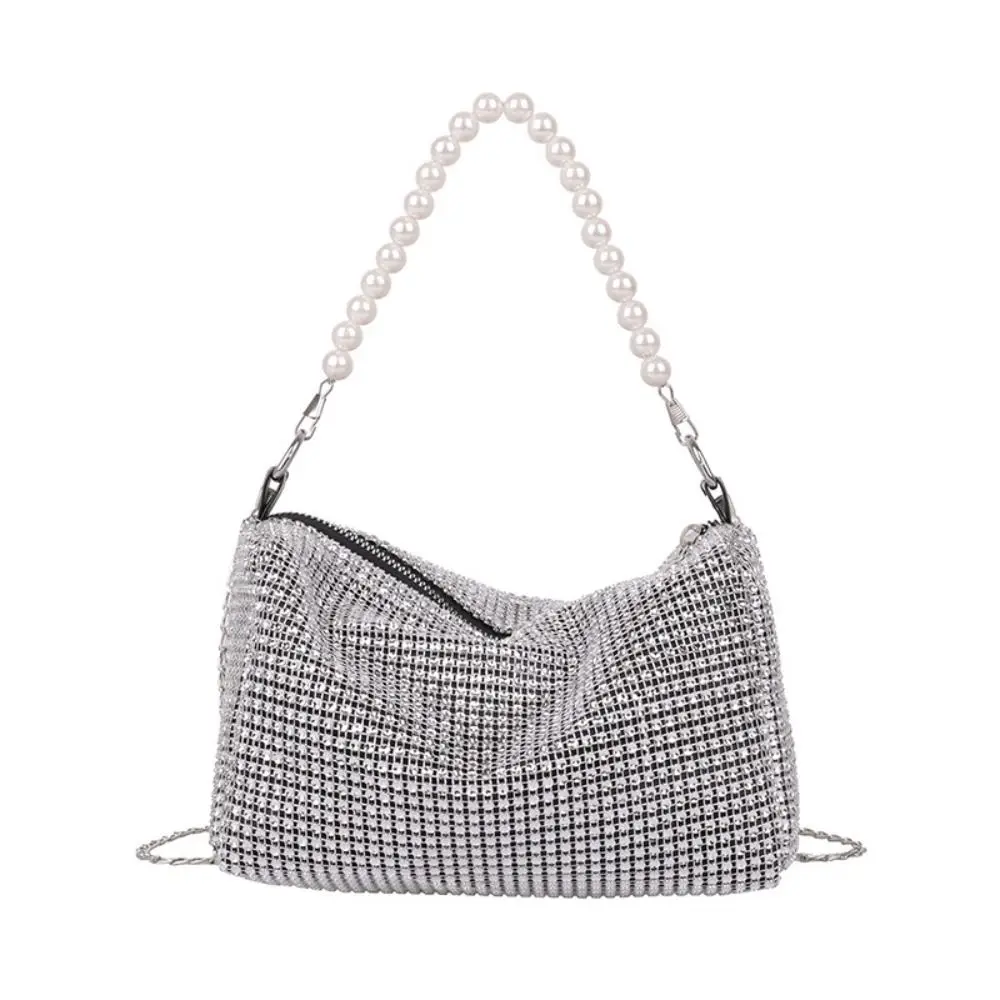 Large Capacity Rhinestone Handbag Shoulder Pouch Mobile Phone Bag Small Square Bag Coin Purse Cosmetic Bag Women Shoulder Bag
Large Capacity Rhinestone Handbag Shoulder Pouch Mobile Phone Bag Small Square Bag Coin Purse Cosmetic Bag Women Shoulder Bag