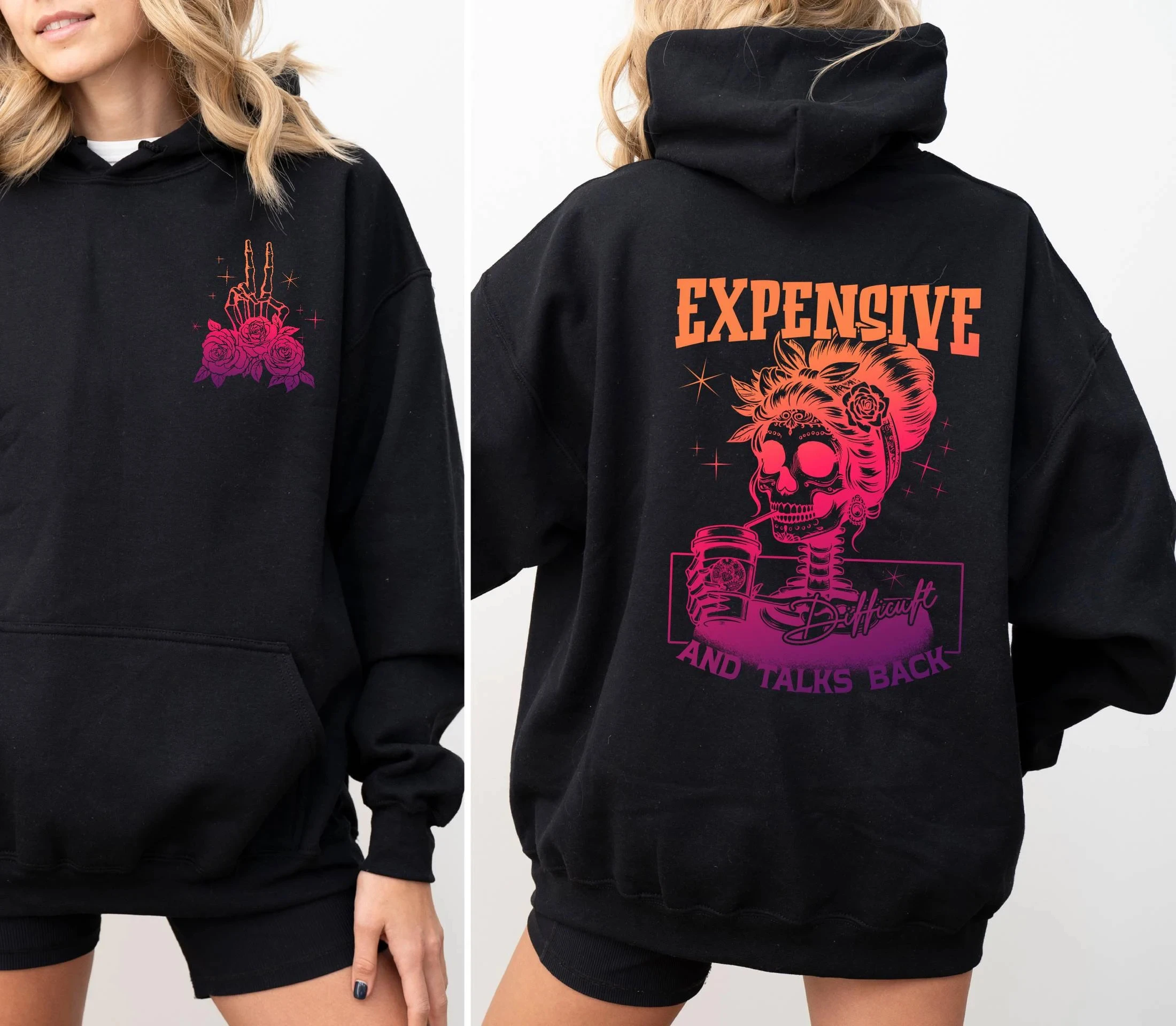 Expensive Difficult and Talks Back Printing Hoodie Men's and Women's Long Sleeve Sweatshirt Pullover Y2k Tops Autumn Clothing
Expensive Difficult and Talks Back Printing Hoodie Men's and Women's Long Sleeve Sweatshirt Pullover Y2k Tops Autumn Clothing