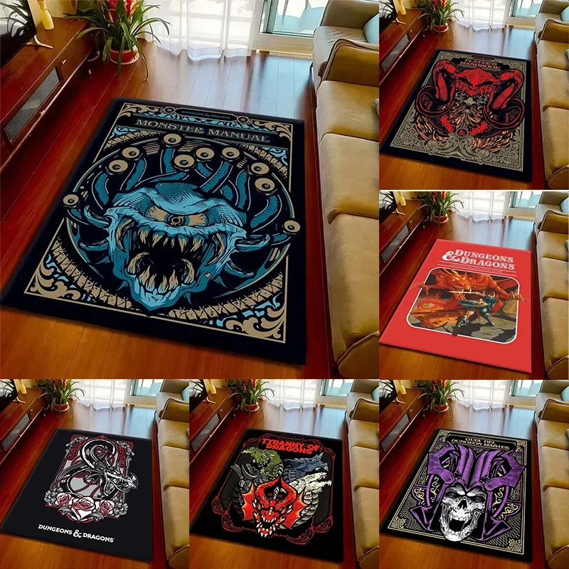 Dragon and Dungeon Cover Printed Carpet Dungeons Pattern Anti Slip Carpet Bedroom Decor Rugs for Bedroom Bedroom Decor Mat
Dragon and Dungeon Cover Printed Carpet Dungeons Pattern Anti Slip Carpet Bedroom Decor Rugs for Bedroom Bedroom Decor Mat