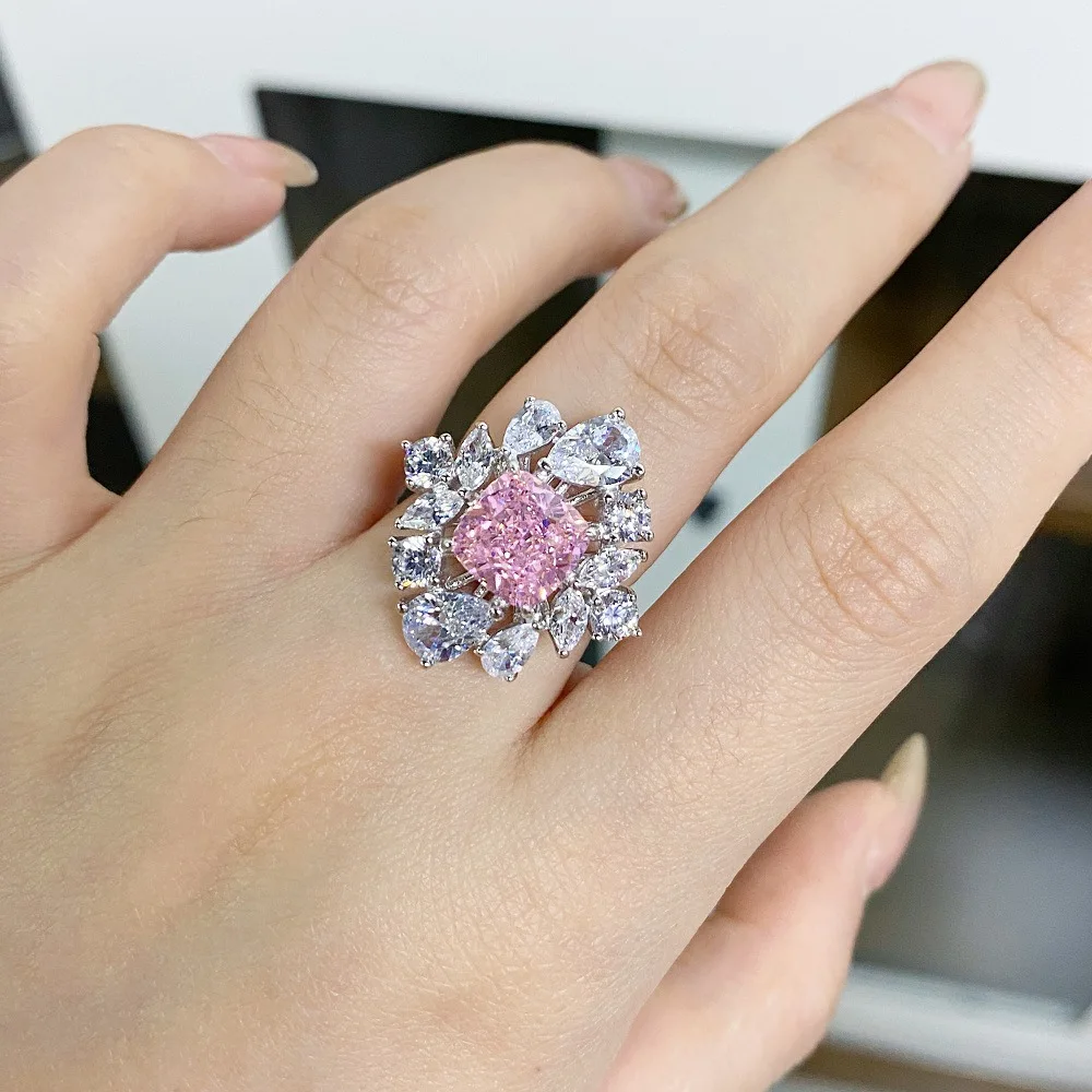Mylux Jewelry Luxury Solid Platinum PT950 Women's Aquamarine Diamond Ring 3 karat Moissanite Diamond Ring
Mylux Jewelry Luxury Solid Platinum PT950 Women's Aquamarine Diamond Ring 3 karat Moissanite Diamond Ring