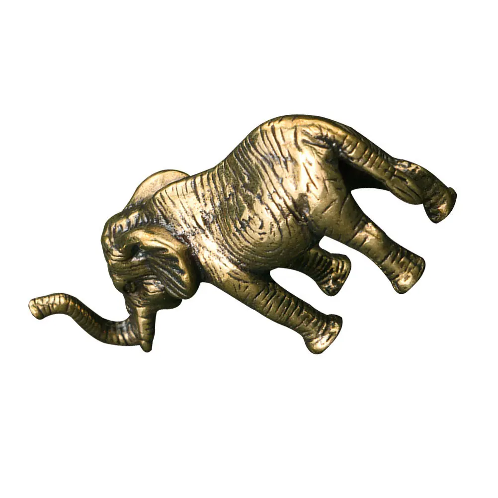Brass Elephant Ornament Vintage Retro Style Desktop Decor Premium Brass Craft Statue Small Elephant Decoration Creative Animal
Brass Elephant Ornament Vintage Retro Style Desktop Decor Premium Brass Craft Statue Small Elephant Decoration Creative Animal