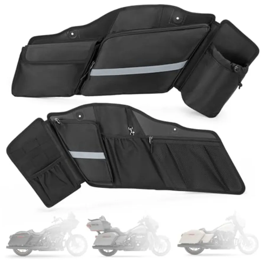 Motorcycle Saddlebag Organizer, Saddlebag Liners Side Bag Compatible with Touring Models 2014-2025 Street Glide Road Glide Road
Motorcycle Saddlebag Organizer, Saddlebag Liners Side Bag Compatible with Touring Models 2014-2025 Street Glide Road Glide Road