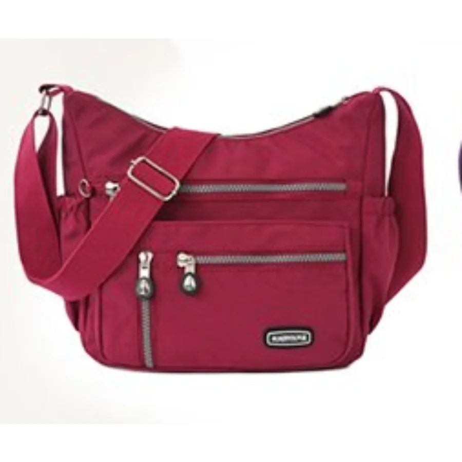Waterproof Nylon Crossbody Bag Women Mult pockets Shoulder Bag Outdoor Travel Purses Handbag
Waterproof Nylon Crossbody Bag Women Mult pockets Shoulder Bag Outdoor Travel Purses Handbag