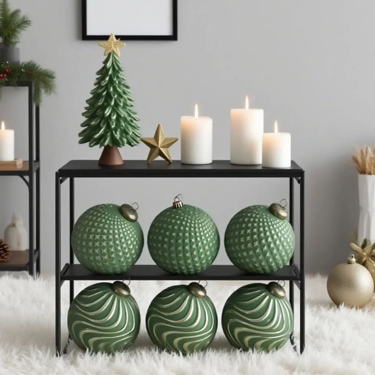 12PCS Rustic Christmas Ball Ornaments 8CM Vintage Rustic Christmas Ornaments -Christmas Tree Decorations Festive Party Supply
12PCS Rustic Christmas Ball Ornaments 8CM Vintage Rustic Christmas Ornaments -Christmas Tree Decorations Festive Party Supply