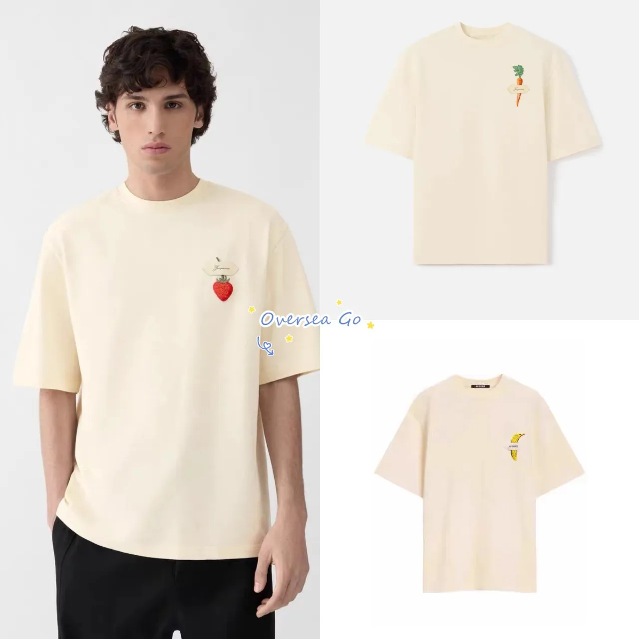 Loose Casual round Neck Short Sleeve T-Shirt Fruit Letter Print Unisex Comfortable Breathable Cotton Top for Young Women
Loose Casual round Neck Short Sleeve T-Shirt Fruit Letter Print Unisex Comfortable Breathable Cotton Top for Young Women