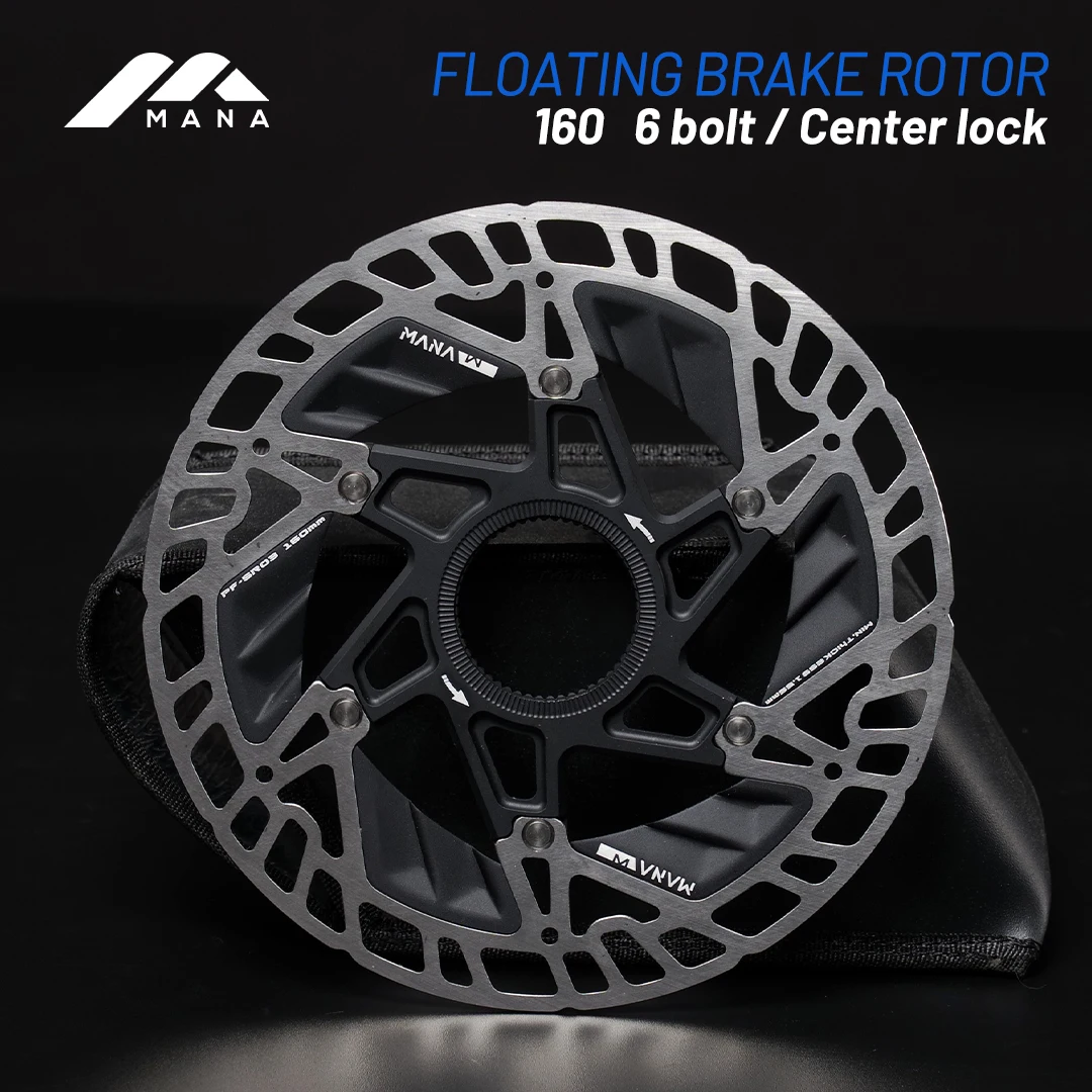 MANA Bicycle Disc Brake Center Lock Float Rotor Lightweight Heat Dissipation High Braking Performance Size 140/160MM
MANA Bicycle Disc Brake Center Lock Float Rotor Lightweight Heat Dissipation High Braking Performance Size 140/160MM