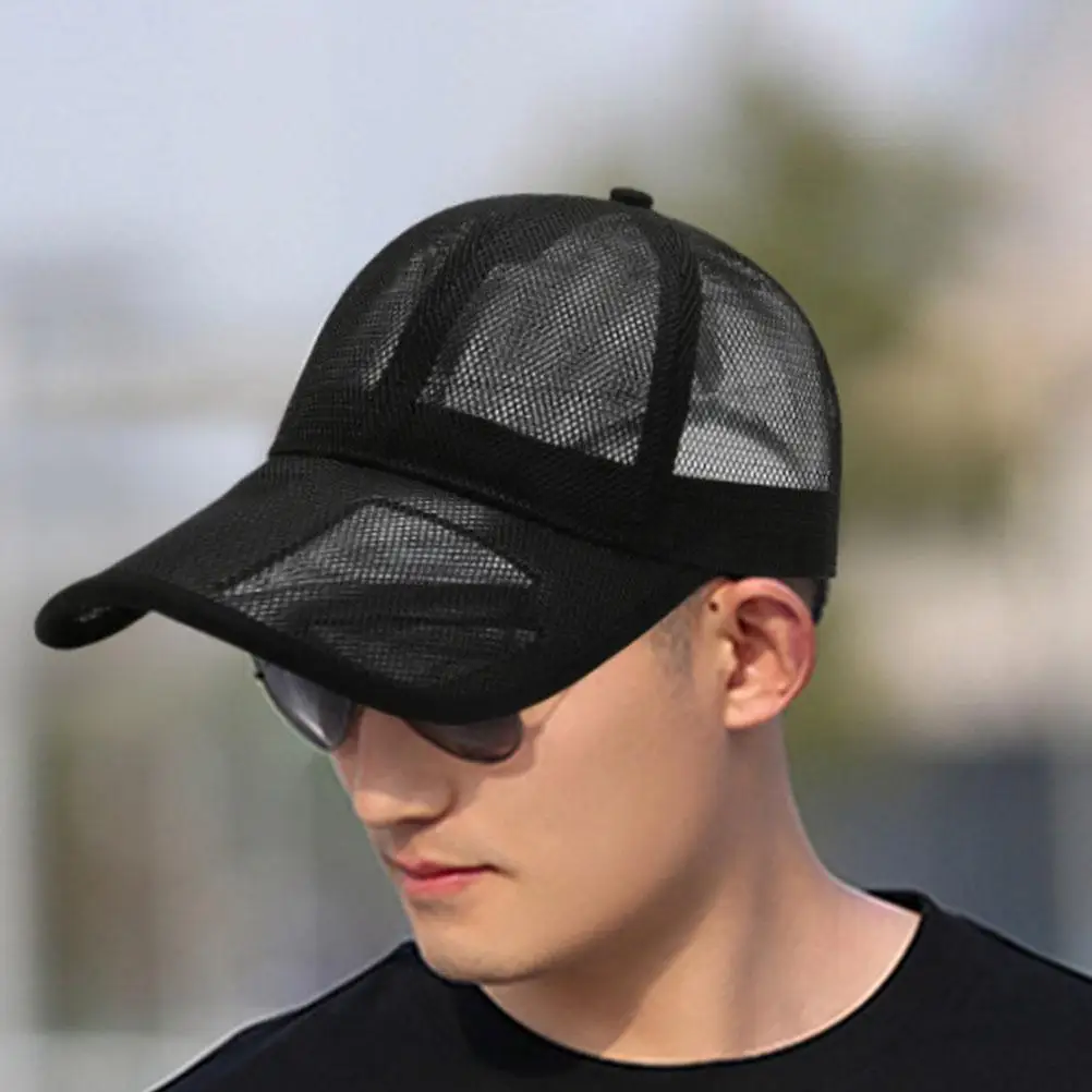Mesh Baseball Cap Hats for Men Women Summer Outdoor Adjustable Breathable Workout Hat Black Adults Peaked Caps
Mesh Baseball Cap Hats for Men Women Summer Outdoor Adjustable Breathable Workout Hat Black Adults Peaked Caps