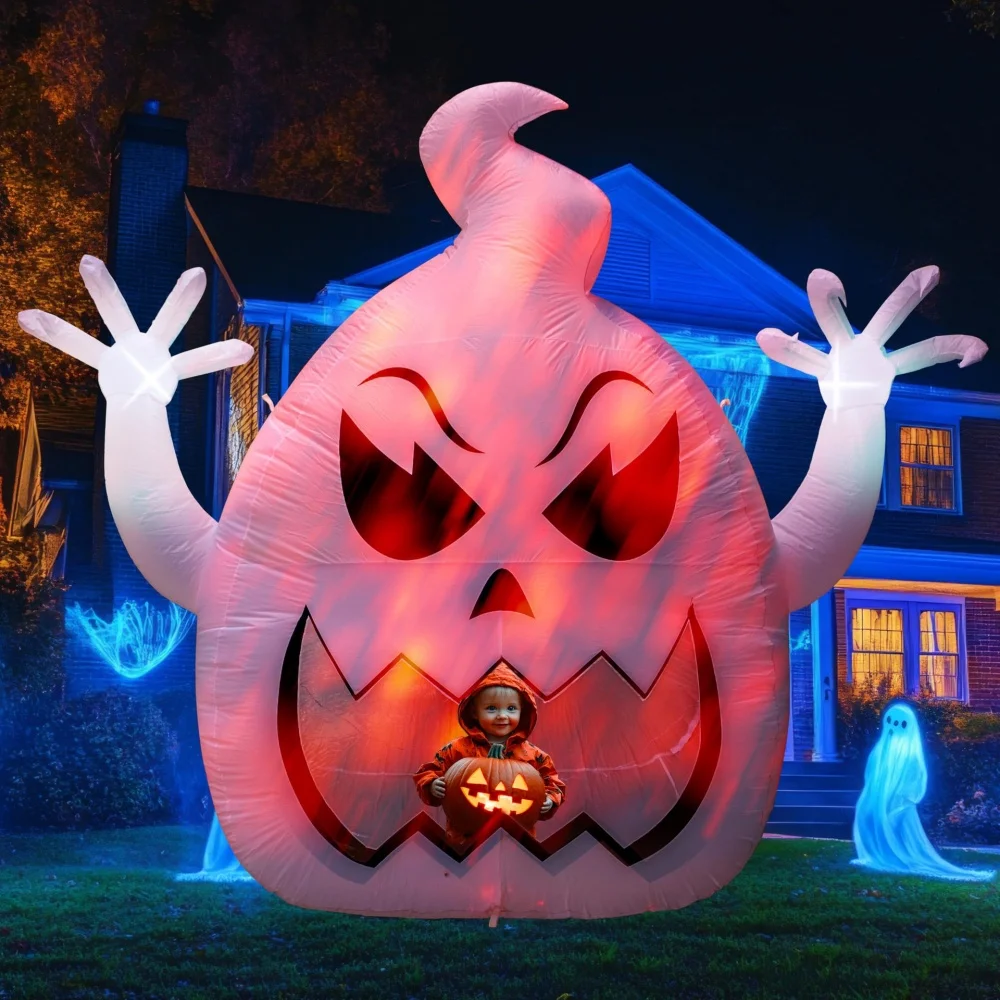 Halloween Inflatable Giant Mouth Ghost Decoration with LED Lighted Horror House Yard Garden Props Outdoor Halloween Party Decor
Halloween Inflatable Giant Mouth Ghost Decoration with LED Lighted Horror House Yard Garden Props Outdoor Halloween Party Decor