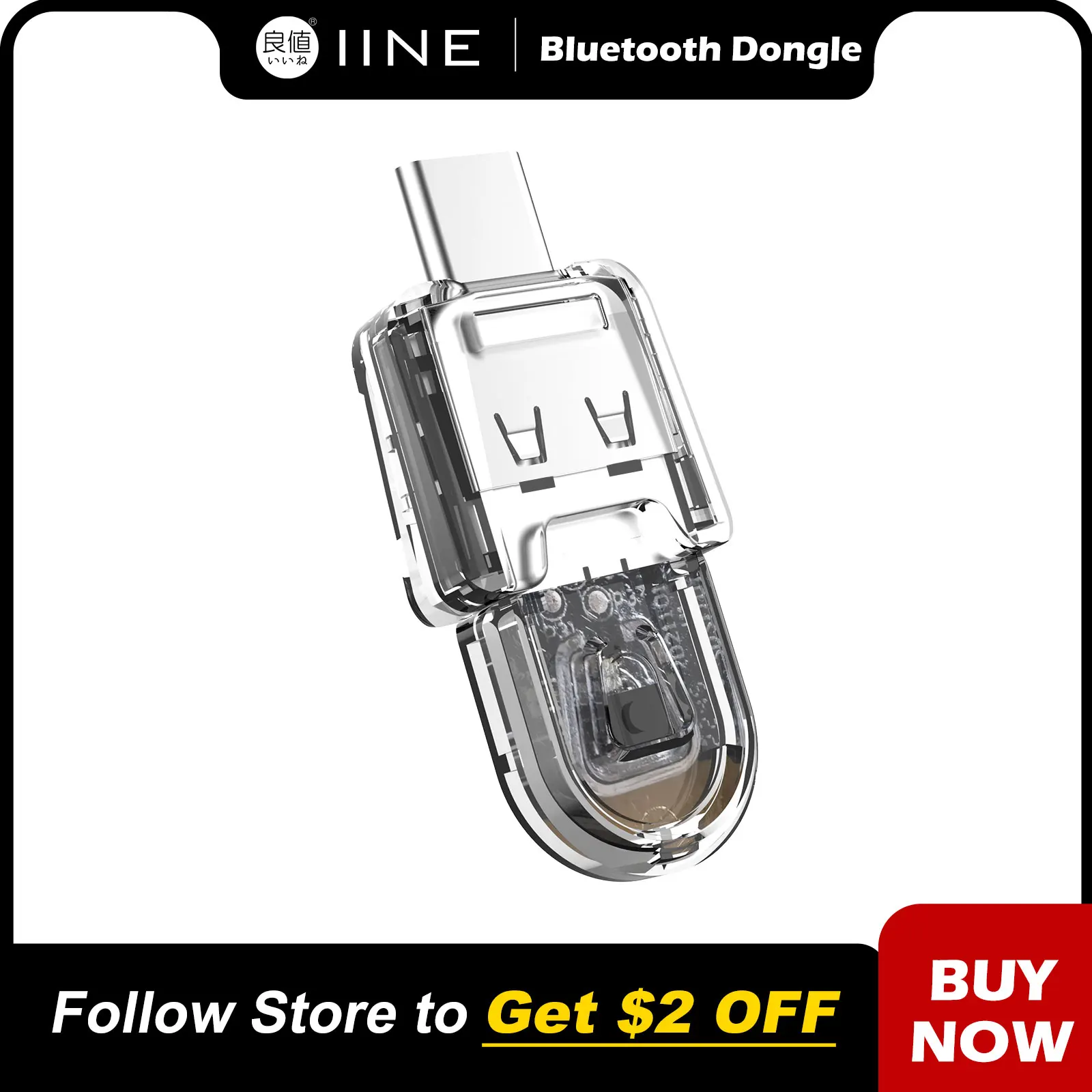 IINE Controller Bluetooth Receiver Wireless Bluetooth Dongle for IINE Switch Controller PC Connecting
IINE Controller Bluetooth Receiver Wireless Bluetooth Dongle for IINE Switch Controller PC Connecting