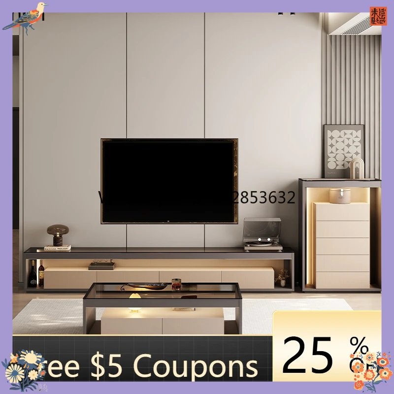 ABB minimalist floor TV cabinet coffee table combination high-end living room side cabinet audio-visual cabinet
ABB minimalist floor TV cabinet coffee table combination high-end living room side cabinet audio-visual cabinet