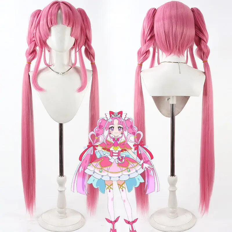 Anime Star Detective Precure! Kobayashi Mirai Cosplay Wig Pink Heat Resistant Hair Party Wigs+ Wig Cap
Anime Star Detective Precure! Kobayashi Mirai Cosplay Wig Pink Heat Resistant Hair Party Wigs+ Wig Cap