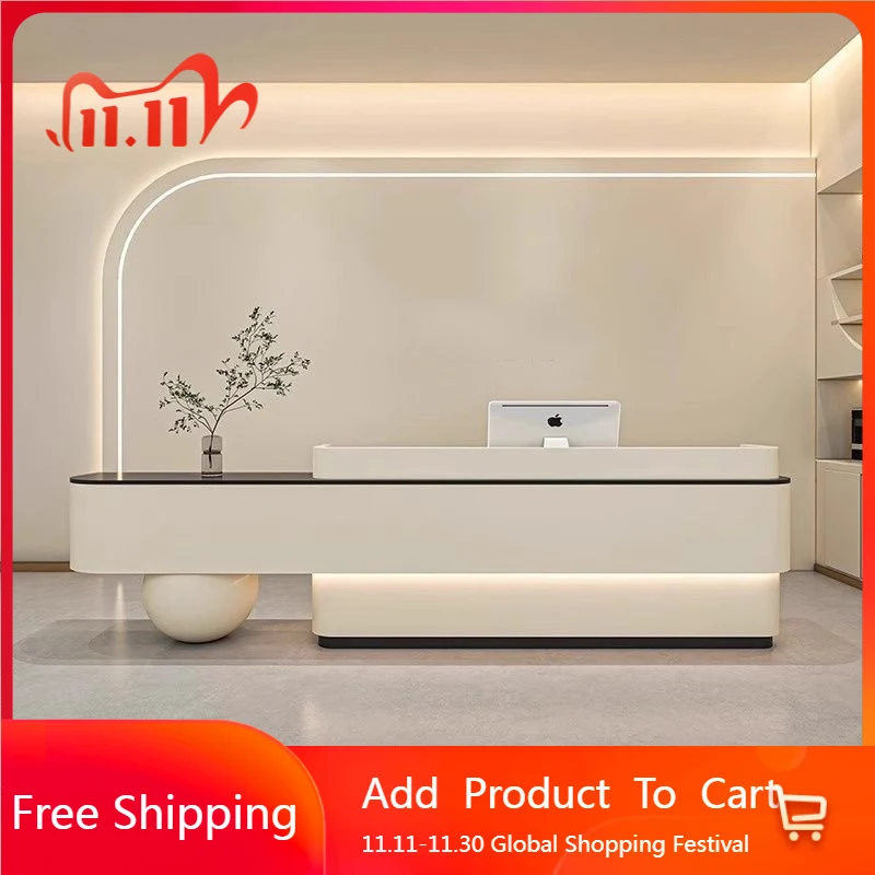 Salon Beauty Reception Desks Modern Luxury Restaurant Welcome Reception Desks Display Hotel European Bureau Lounge Furniture
Salon Beauty Reception Desks Modern Luxury Restaurant Welcome Reception Desks Display Hotel European Bureau Lounge Furniture