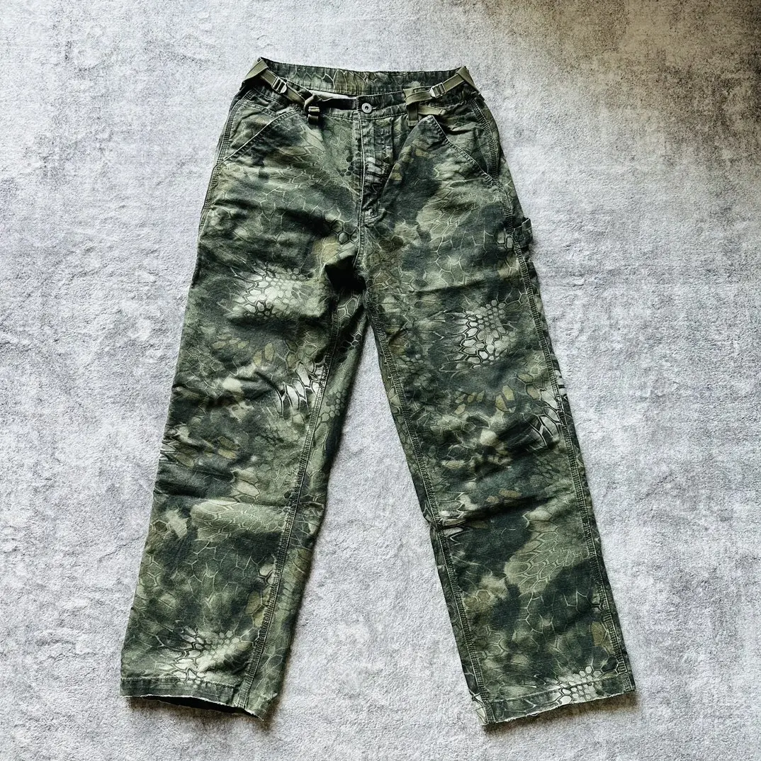 Американские ретро-брюки с камуфляжным принтом и узором под питона, повседневные брюки для мужчин, рабочая одежда Haome Military Sle, тренировочные брюки
Американские ретро-брюки с камуфляжным принтом и узором под питона, повседневные брюки для мужчин, рабочая одежда Haome Military Sle, тренировочные брюки
