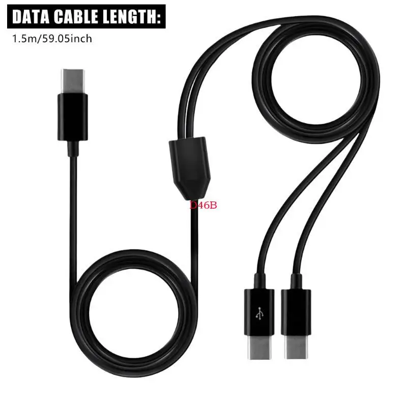 D46B Long USB C Charging Cable 2 in 1 or 3 in 1 Multi Device Compatible Cord Wire
D46B Long USB C Charging Cable 2 in 1 or 3 in 1 Multi Device Compatible Cord Wire