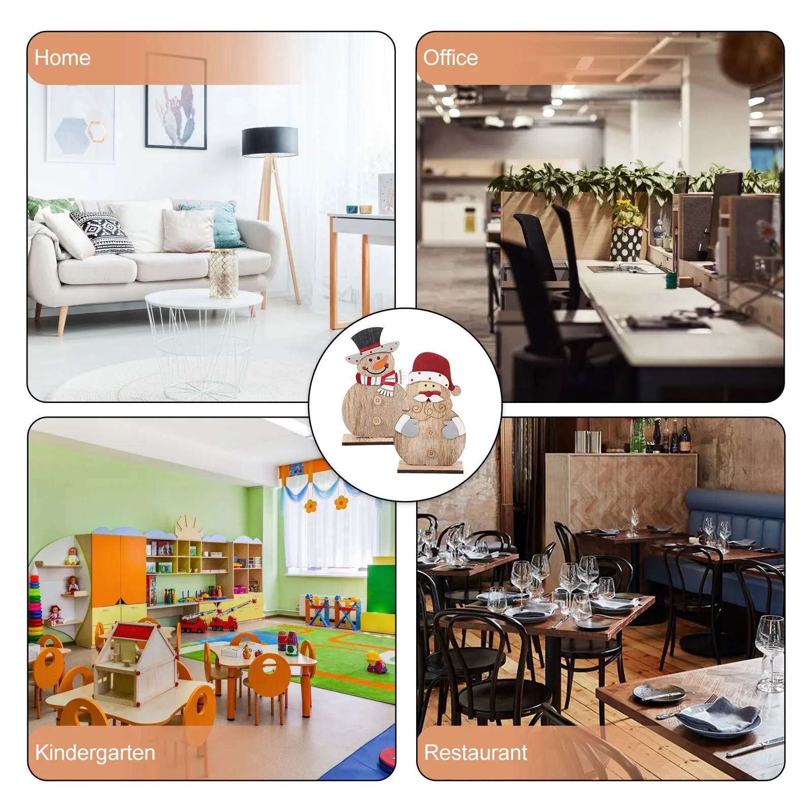 2pcs Wooden Snowman Decorations Ornament Set Eco-Friendly Wood Tree For Kids Wedding Party Home Christmas Decor Wooden Decor 
2pcs Wooden Snowman Decorations Ornament Set Eco-Friendly Wood Tree For Kids Wedding Party Home Christmas Decor Wooden Decor