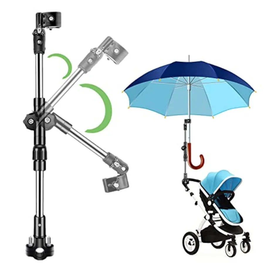 180° Adjustable Umbrella Holder, Hole Diameter 0.8-1.3cm Umbrella Mount Holder Umbrella Clamp Bike Umbrella Stretch Mount Stand
180° Adjustable Umbrella Holder, Hole Diameter 0.8-1.3cm Umbrella Mount Holder Umbrella Clamp Bike Umbrella Stretch Mount Stand