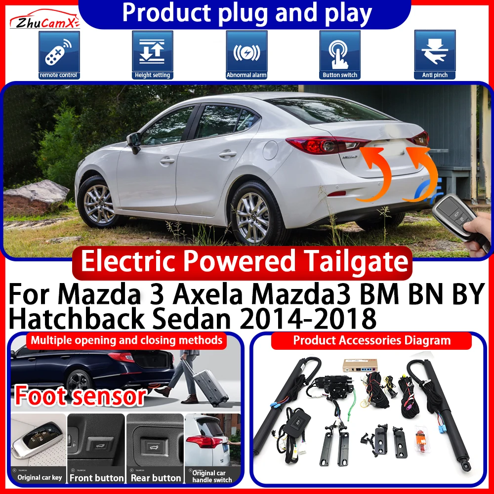 OEM Powered Tailgate for Mazda 3 Axela Mazda3 BM BN BY Hatchback Sedan 2014-2018 anti pinch Smart Intelligent Control Gate Lift
OEM Powered Tailgate for Mazda 3 Axela Mazda3 BM BN BY Hatchback Sedan 2014-2018 anti pinch Smart Intelligent Control Gate Lift